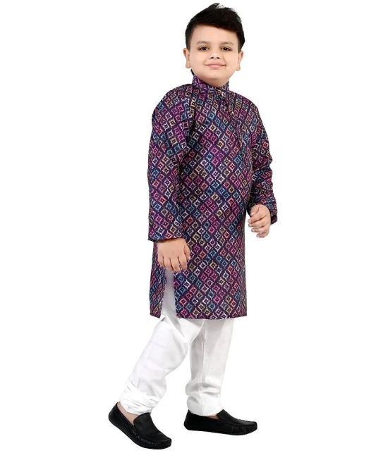 Arshia Fashions Purple Cotton Blend Boys ( Pack of 1 ) - None