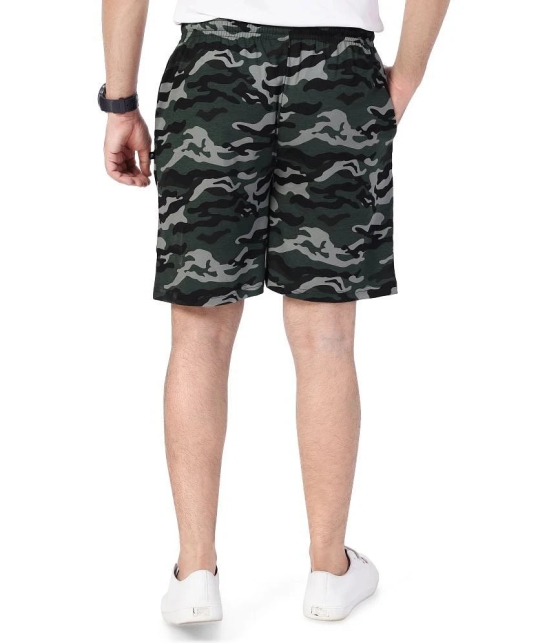 Neo Garments Green Cotton Mens Shorts ( Pack of 1 ) - None