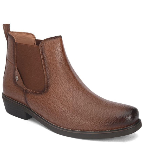 Fentacia - Tan Men's Chelsea Boots - None