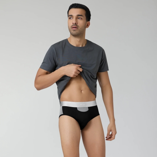 Illuminati Modal Briefs Black Smoke XXL