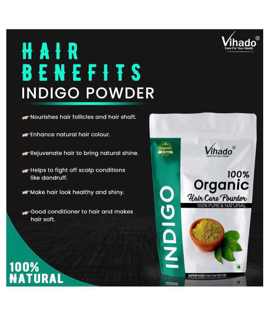 Vihado Herbal Products Indigo Powder Hair Scalp Treatment 400 g