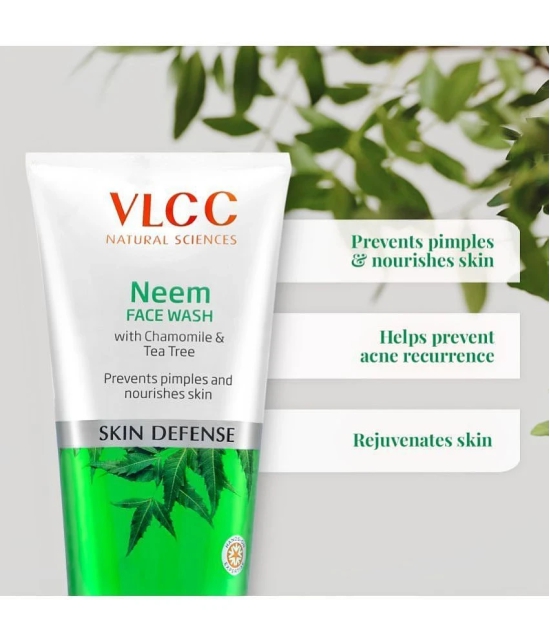 VLCC Combo Kit, Neem Face Wash & Anti Tan Sunscreen SPF 25, 150 ml (Pack of 2)