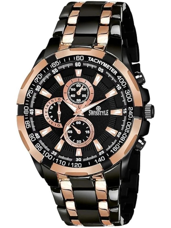 Swisstyle Rose Gold Metal Analog Mens Watch