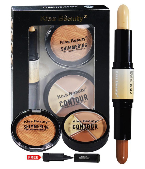 Kiss Beauty Face 3in1 23001A Contour Kit