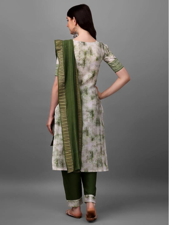 Straight Printed Round Neck Women Kurta Set-3XL