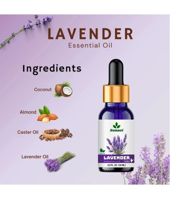 Sonavi Lavender Essential Oil 90 mL ( Pack of 3 )