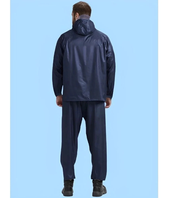 AKTIF Navy Polyester Mens Rain Suit ( Pack of 1 ) - M