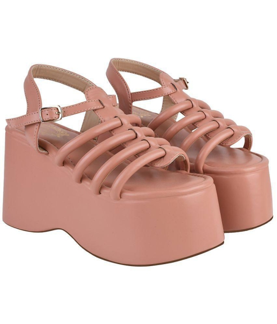 Shoetopia - Pink Women''s Sandal Heels - None