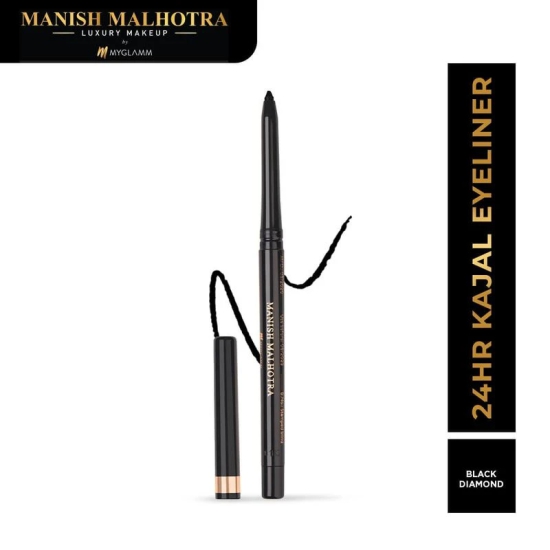 Manish Malhotra 24H Kajal Eyeliner  Black Diamond