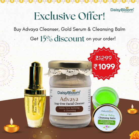 Diwali Special Combo | Advaya, Gold Seum & Cleansing Balm!