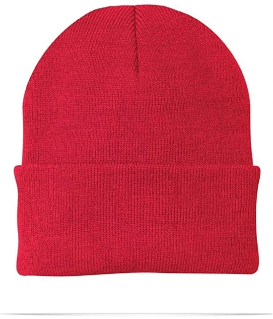 Penyan School Winter Woolen Cap Beanies Warm Cold Weather Beanie Hats for Boys or Girls (4 - 5 Years) - None