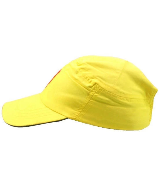 JMALL - Yellow Cotton Mens Cap ( Pack of 1 ) - Yellow