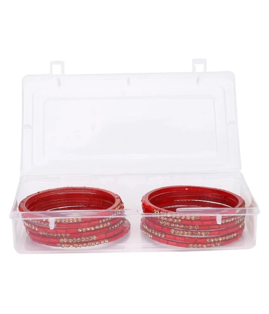 AFAST - Red Bangle Set (Pack of 1) - None