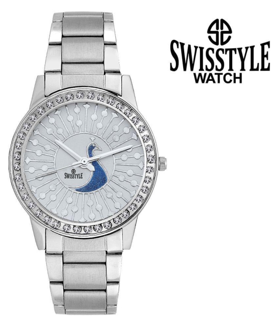 Swisstyle Stainless Steel Round Womens Watch