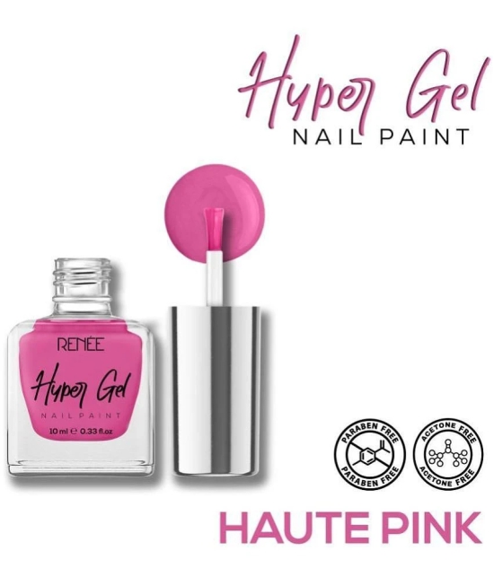 RENEE Hyper Gel Nail Paint - Haute Pink 10ml