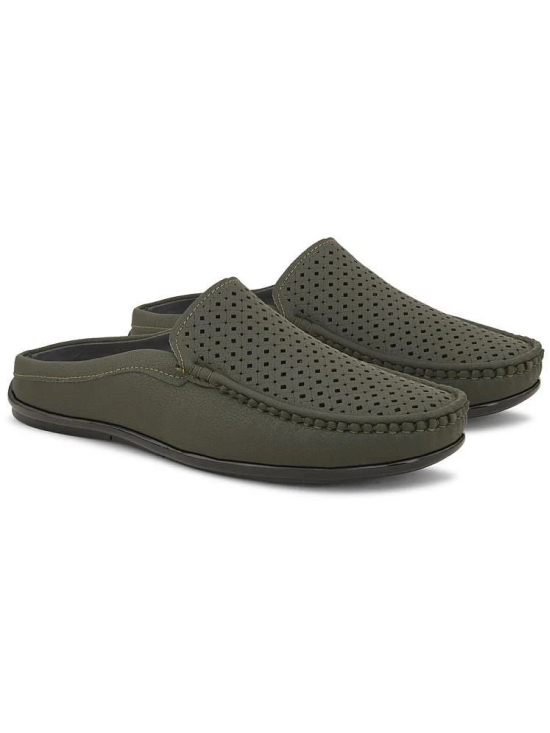 Sir Corbett Olive Mens Slip on - 11