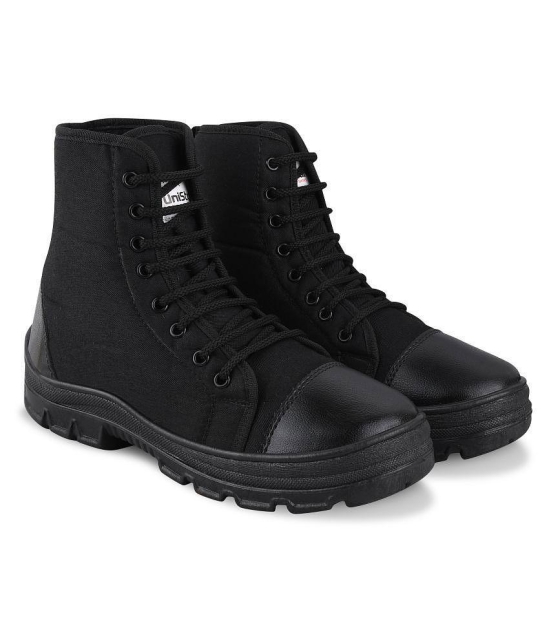 UniStar - Black Men's Boots - 8