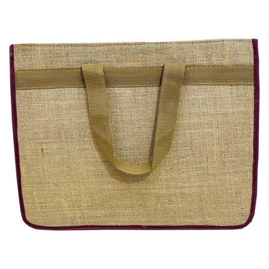 Garvi Gurjari (A Gujarat Govt Enterprise Handmade Plain Jute Office Bag(GGCMJB04)