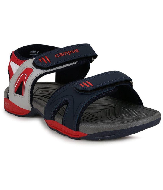 Campus - Blue Mens Floater Sandals - None