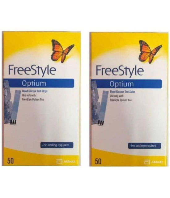 Abbott Freestyle Optium Neo 100 (50Ã?2) Test Strips - Expiry: May 2024 31-50 Strips