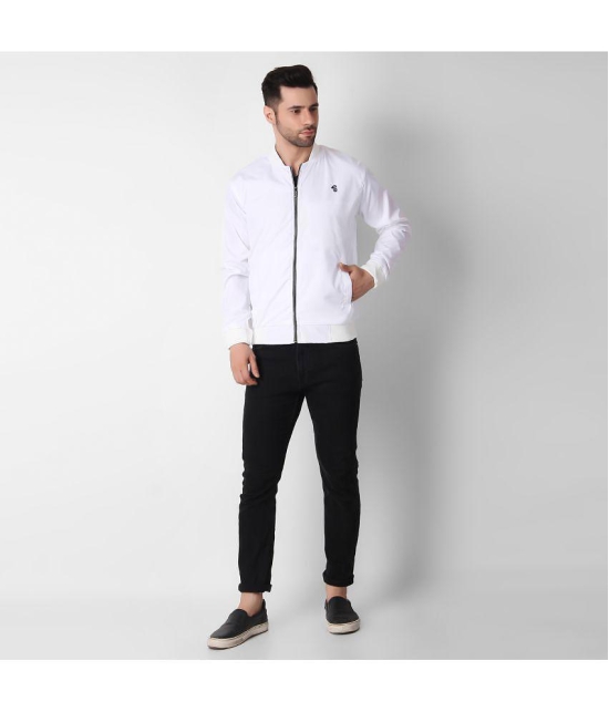 Forbro - White Nylon Regular Fit Mens Windcheater Jacket ( Pack of 1 ) - None