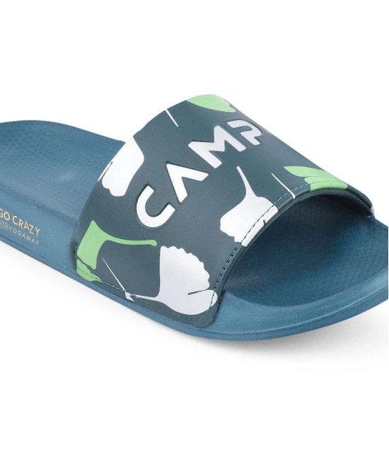 Campus - Green Mens Slide Flip Flop - None