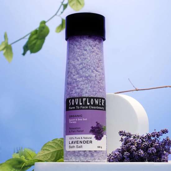 Lavender Aroma Bath Salt with Magnesium