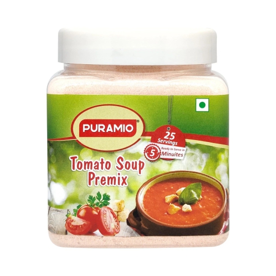 Puramio Instant Tomato Soup Premix (Natural Ingredients and No Artificial Colors Added), 250 gm