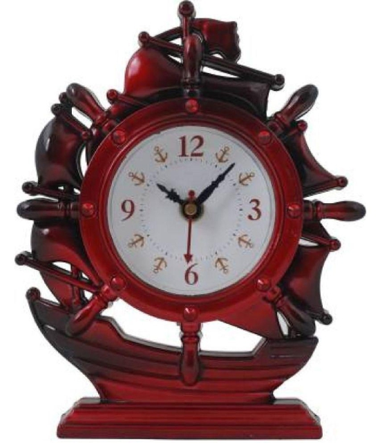 Sigaram Analog Plastic Table Clock - Pack of 1