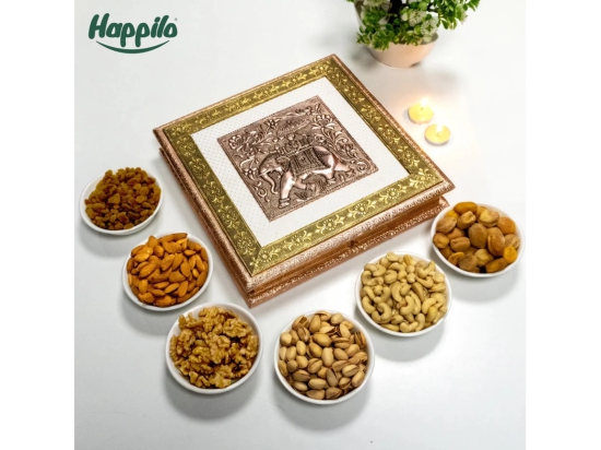 Happilo Dry Fruit Celebrations Gift Box Meenakari (850g)