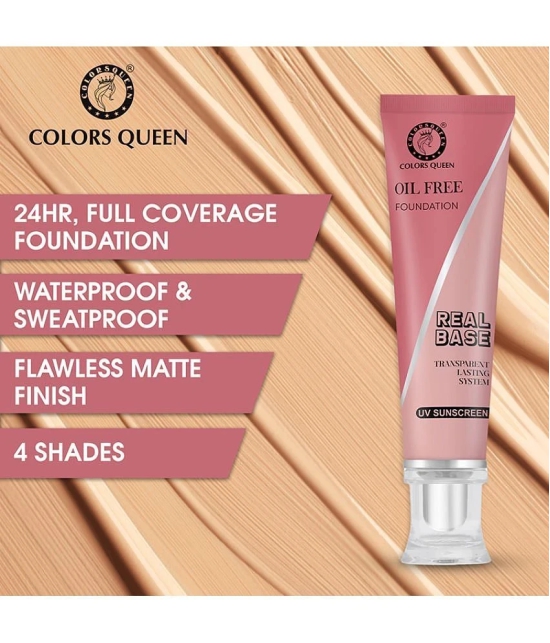 Colors Queen - Medium Liquid Natural Foundation 80 gm