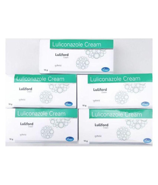 LULIFORD ANTIFUNGAL CREAM 10 GM(PACK OF 5) Foot Cream ( 10 g ) Pack of 5