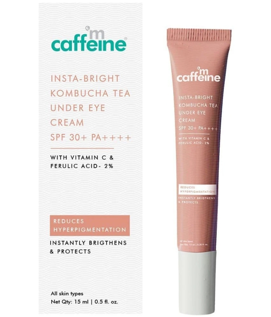 Mcaffeine Insta-Bright Kombucha Under Eye Cream SPF 30+ PA++ Eye Roller 27 mL