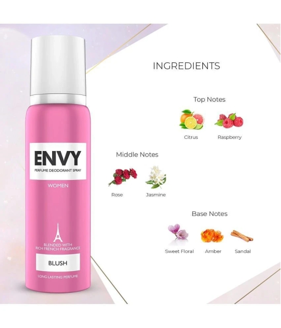 ENVY Blush Deo - 140ML & Natural Spray Women - 70ML (Combo Pack of 2)