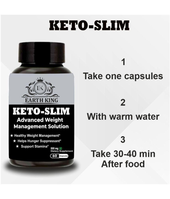 EARTH KING Keto Slim Capsule for Weight Loss and Fat Loss (Pack of2)