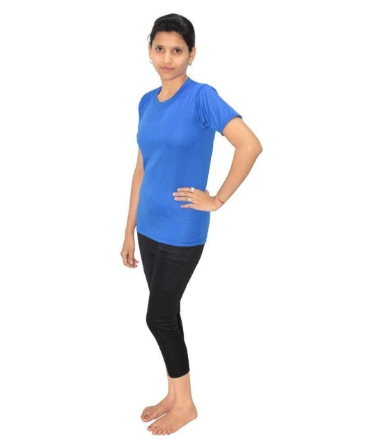 Goodluck Blue T-Shirt & Shorts Combo Swimming Costume - XXXL