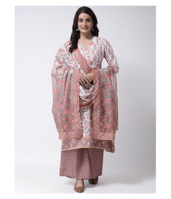 Hangup White Chanderi Dupatta