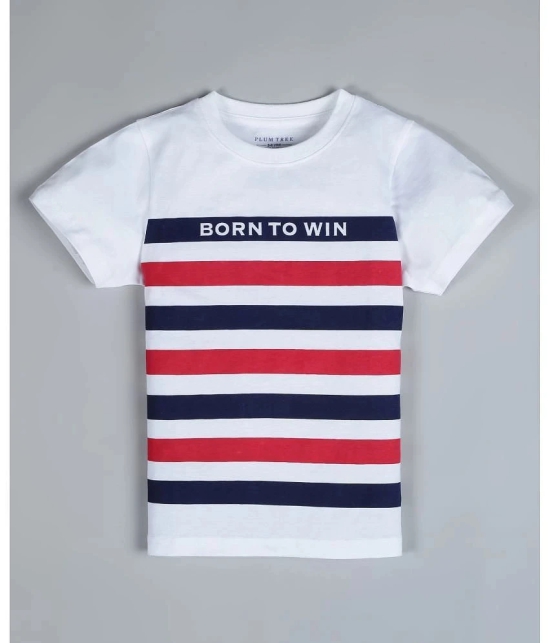 Plum Tree Boys Born to win Print T-Shirt ( Pack of 2 ) - None