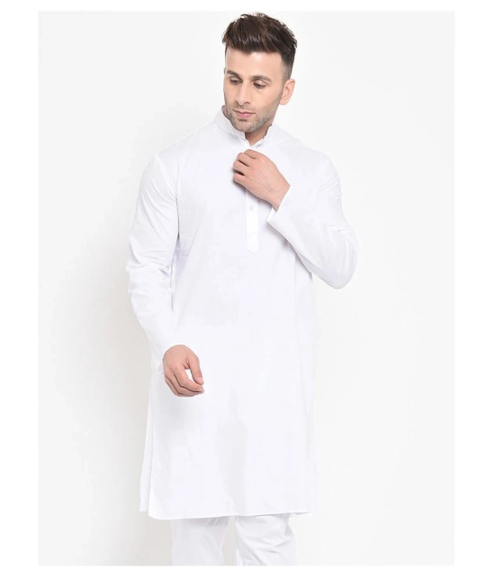 Hangup White Rayon Kurta Single - None