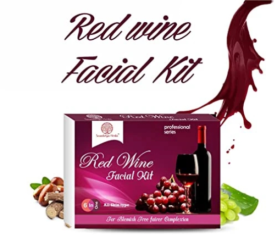 Soundarya Herbs Red Wine Facial Kit Pack of 2