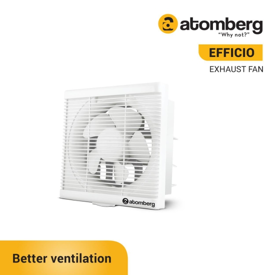 Atomberg Efficio 250mm BLDC motor Energy Saving Exhaust Fan |White