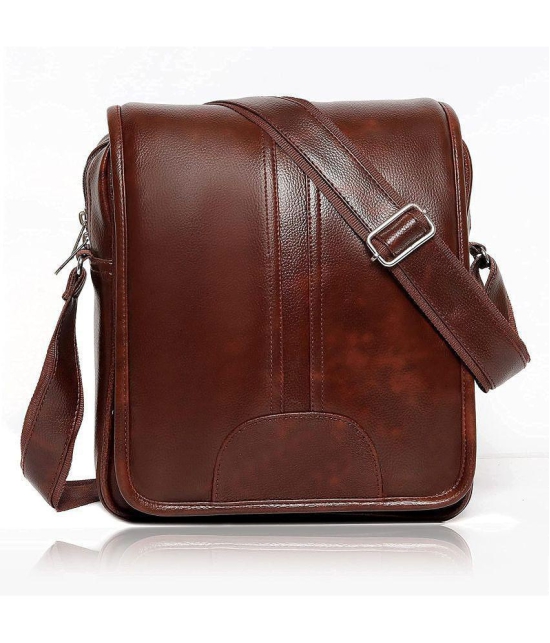 samtroh Brown P.U. College Bag - Brown