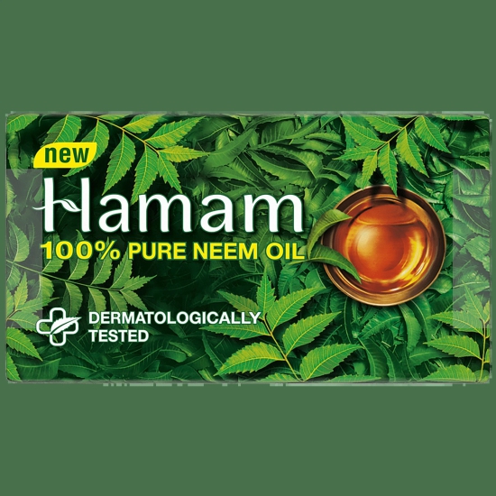 Hamam Pure Neem Oil Soap Bar, 100 G