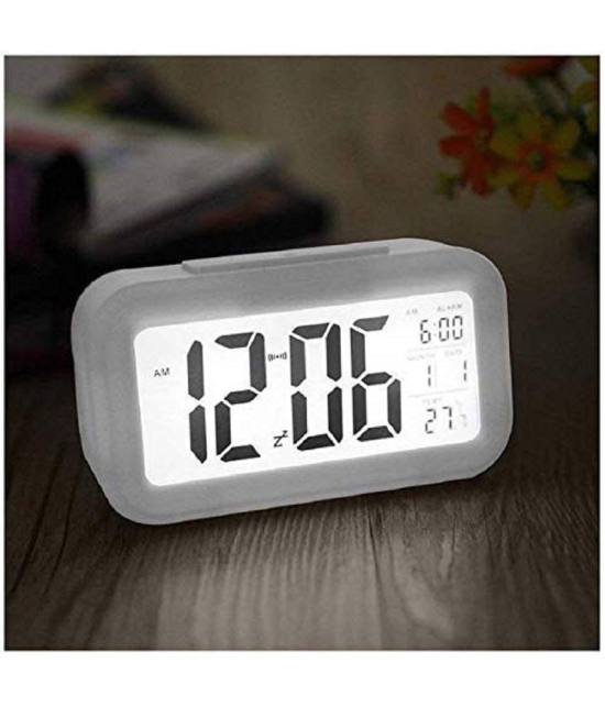 VVORAA Digital Plastic Rectangular Table Clock - Pack of 1