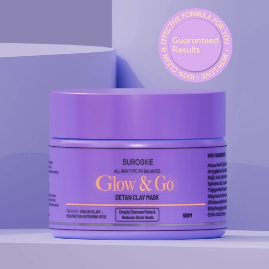 Glow and Go De-tan Clay Mask-Pack of 2 | ?799