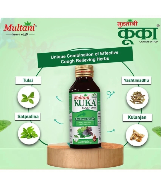 Multani Kuka Cough Syrup | Get Ayurvedic Relief from Throat Issue, All Types Of cough & Cold 200 Ml