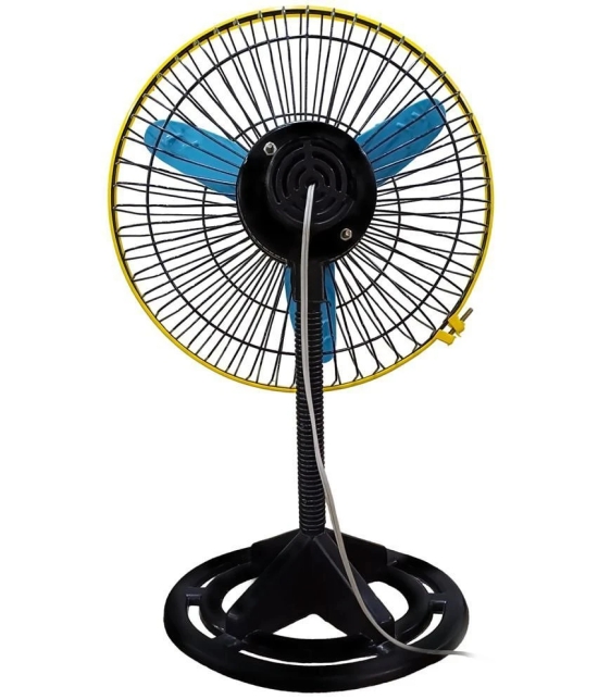 Portable Cooling Fan run with Solar Panel or any 12 to 24 Volt Battery ( Multicolor ).