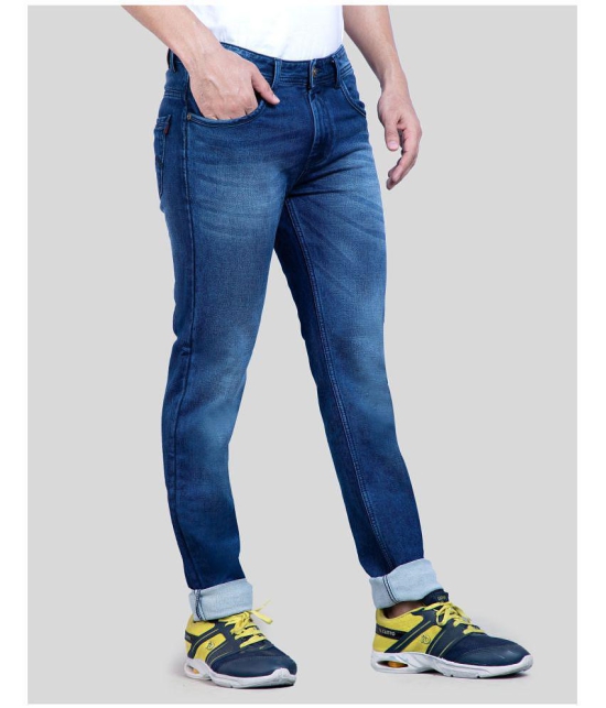 HJ HASASI Blue Regular Fit Jeans - None