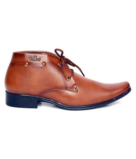 Aadi Tan Office Non-Leather Formal Shoes - None