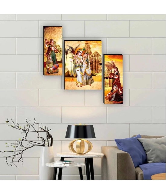 Saf radha krishna religious modern art MDF Painting Without Frame